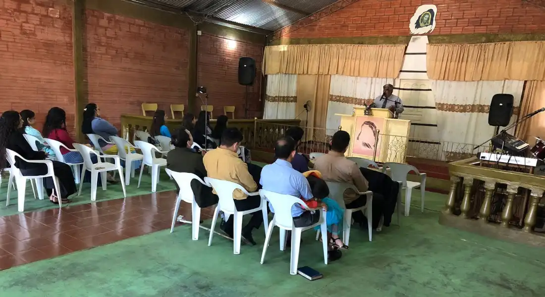 La congregación hermana de Ciudad del Este año 2022. El Pastor Ever Rojas estuvo pastoreando esta congregación hasta su fallecimiento.