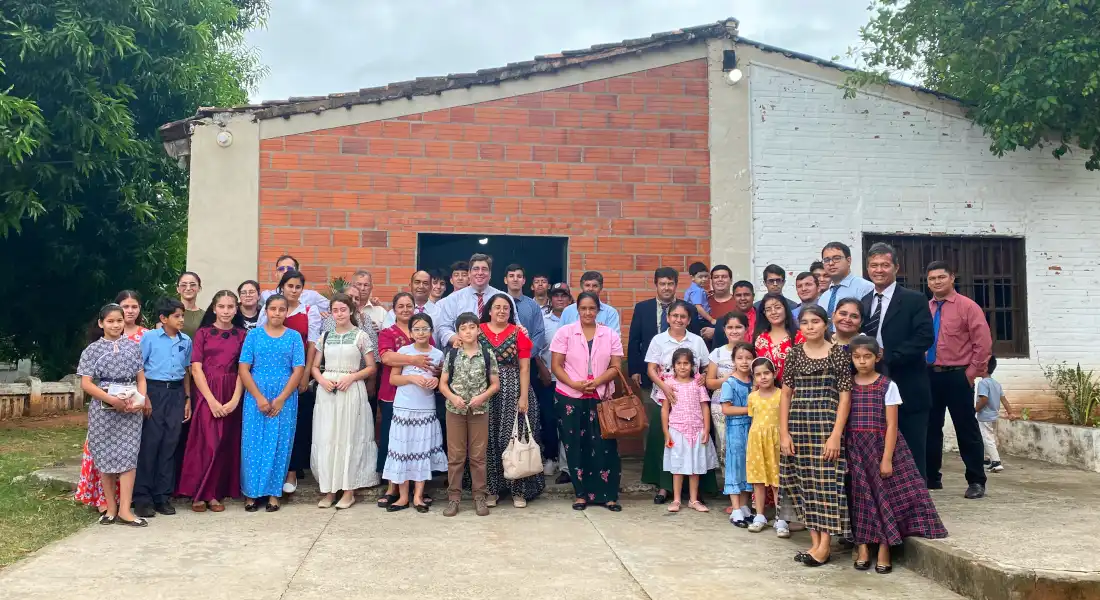 Parte de la actual congregación de Itá.